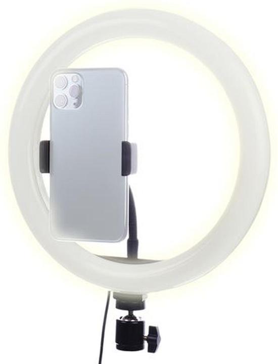 Productafbeelding Studioking LED Vlog Set SK-K190 met Ringlamp en Microfoonhouder (Ringlicht)