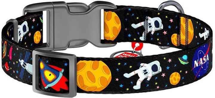 Image du produit Waudog NASA Collier de chien en nylon avec QRCodeGrM (M, Chien, Général)