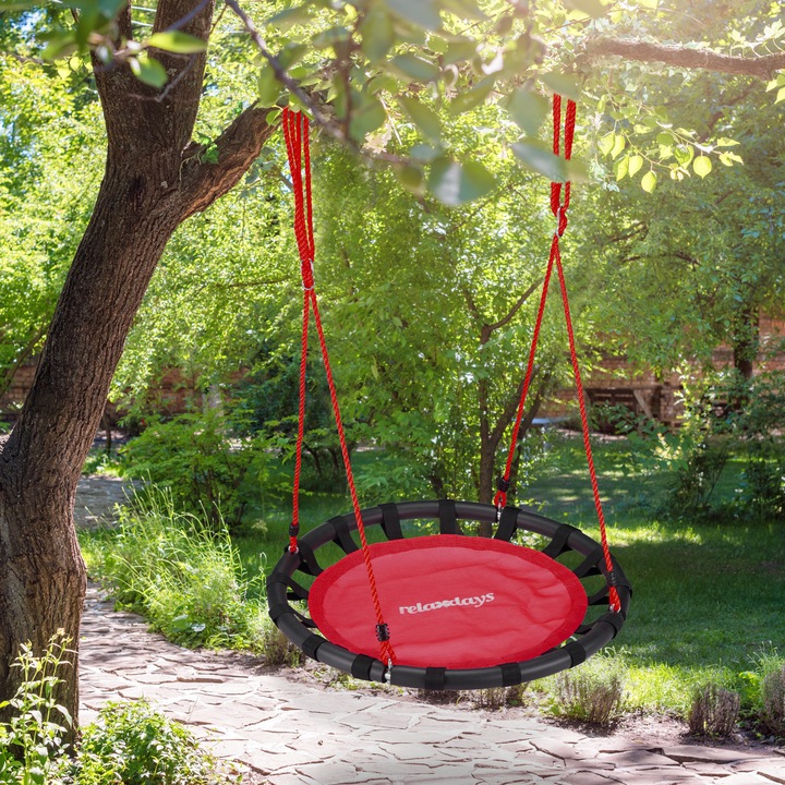 Actual product image Relaxdays 80 cm Nest Swing
