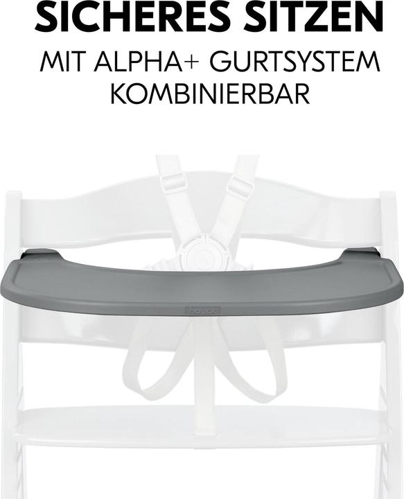 Produktbild Hauck Alpha Click Tray Grey