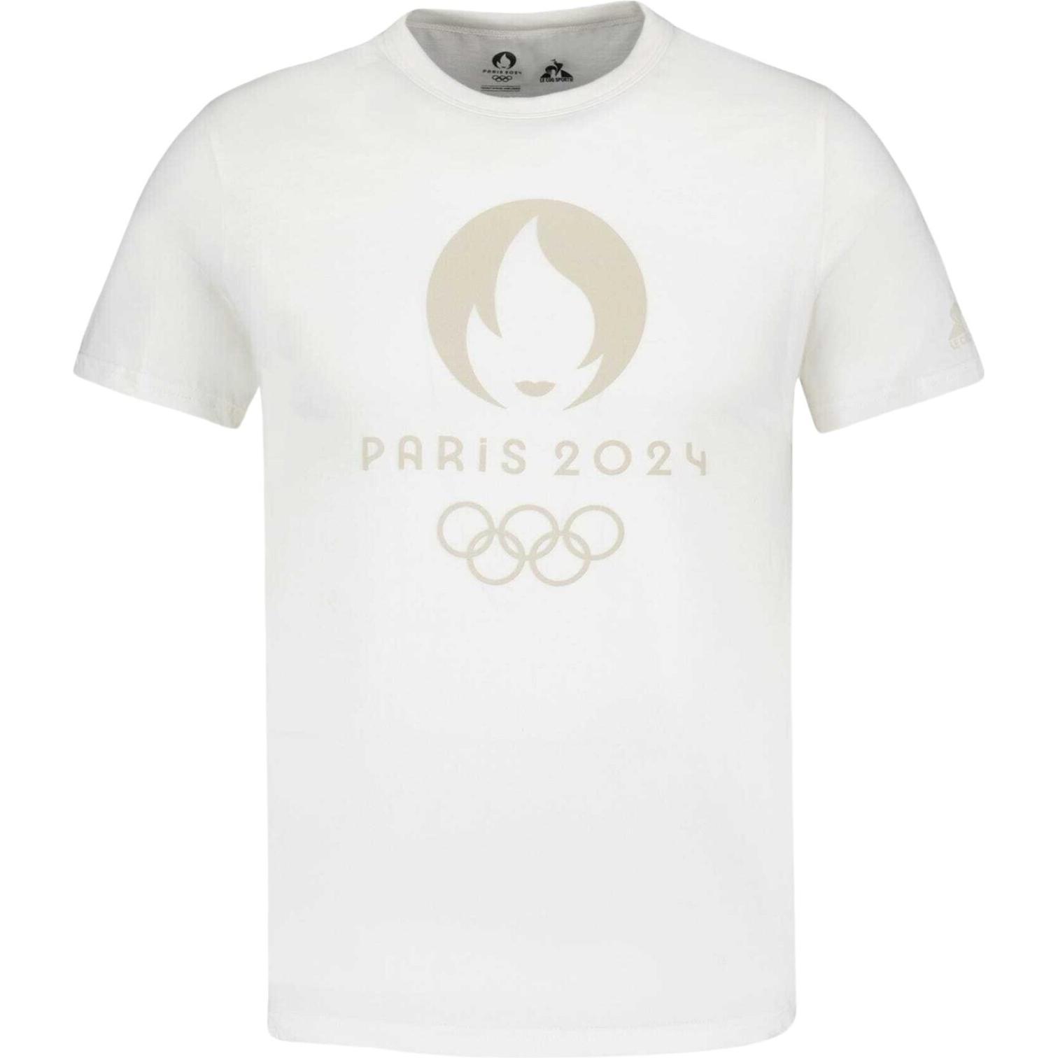 Thumbnail - Le Coq Sportif, Herren, Shirt, t-hirt le coq portif graphic pari 2024 n°1, Weiss, (S)
