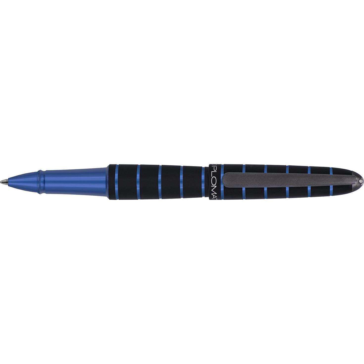 Thumbnail - Diplomat, Schreibstifte, Tintenroller Elox ring schwarz/blau (Schwarz/Blau, 1 x)