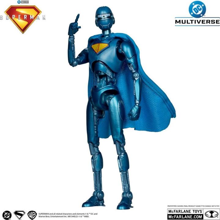 Produktbild McFarlane Superman (2025) DC Multiverse figurine Deluxe Superman Robot (Red Platinum Edition) 18 cm