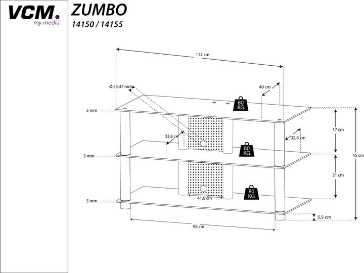 Actual product image VCM Zumbo (112 x 40 x 45 cm)