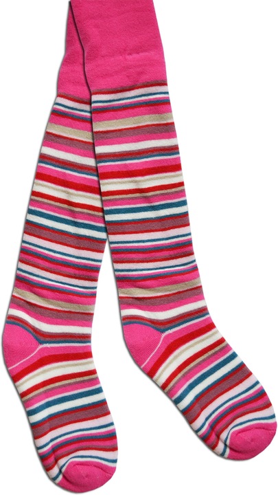 Actual product image Normani Children's striped thermal tights (86/92)