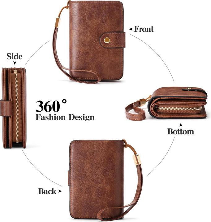 Produktbild Only-Bags.Store Portemonnaie Reissverschluss mit Münzfach & RFID-Schutz