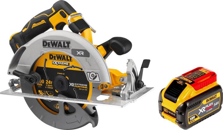Produktbild DeWalt DCS 573 N Akku Handkreissäge 18 V 190 x 30 mm Brushless + 1x Akku 9,0 Ah - ohne Ladegerät