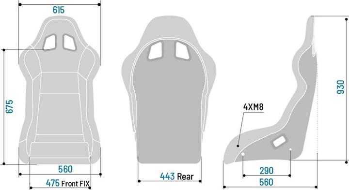Produktbild Sparco Rennsitz Evo XL QRT X