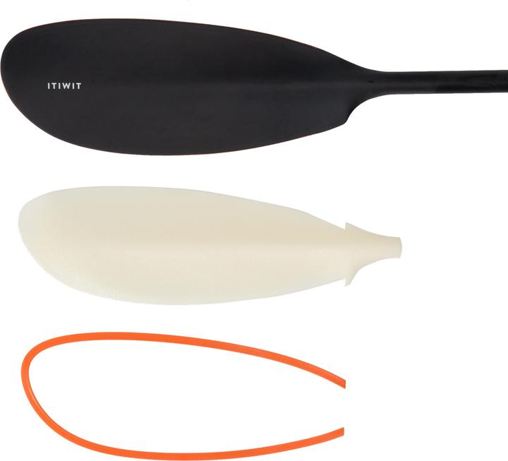 Immagine prodotto Itiwit Pagaia da kayak in carbonio in due pezzi pieghevole e regolabile 210-220 cm - X900 (220 cm, 2 pezzi)