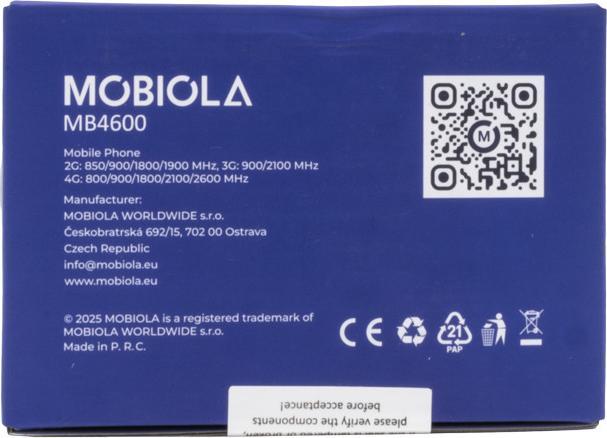 Immagine prodotto Mobiola Gsm-Telefon Flip Grünes Telefon Für Senioren Mb4600 4g