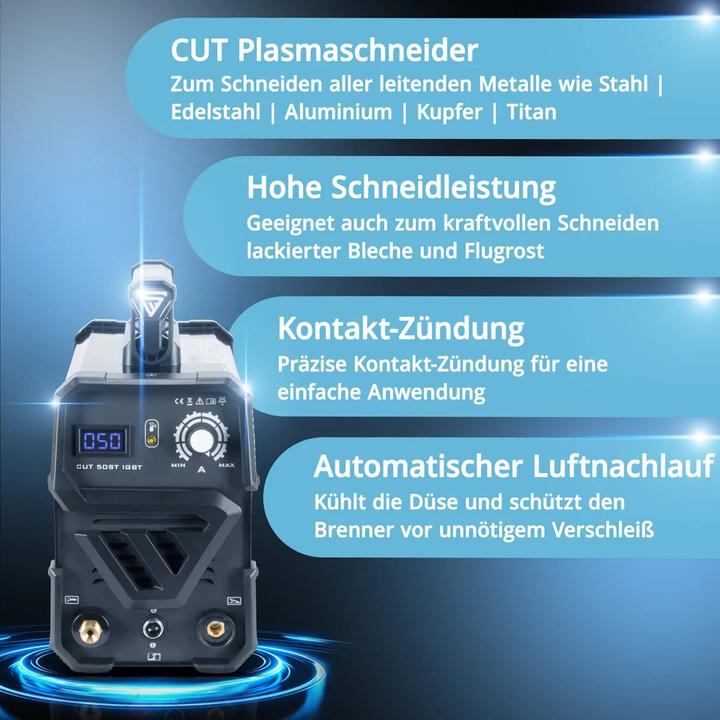 Actual product image Stahlwerk Plasma cutter CUT 50 ST IGBT with 50 amps, up to 14mm cutting capacity