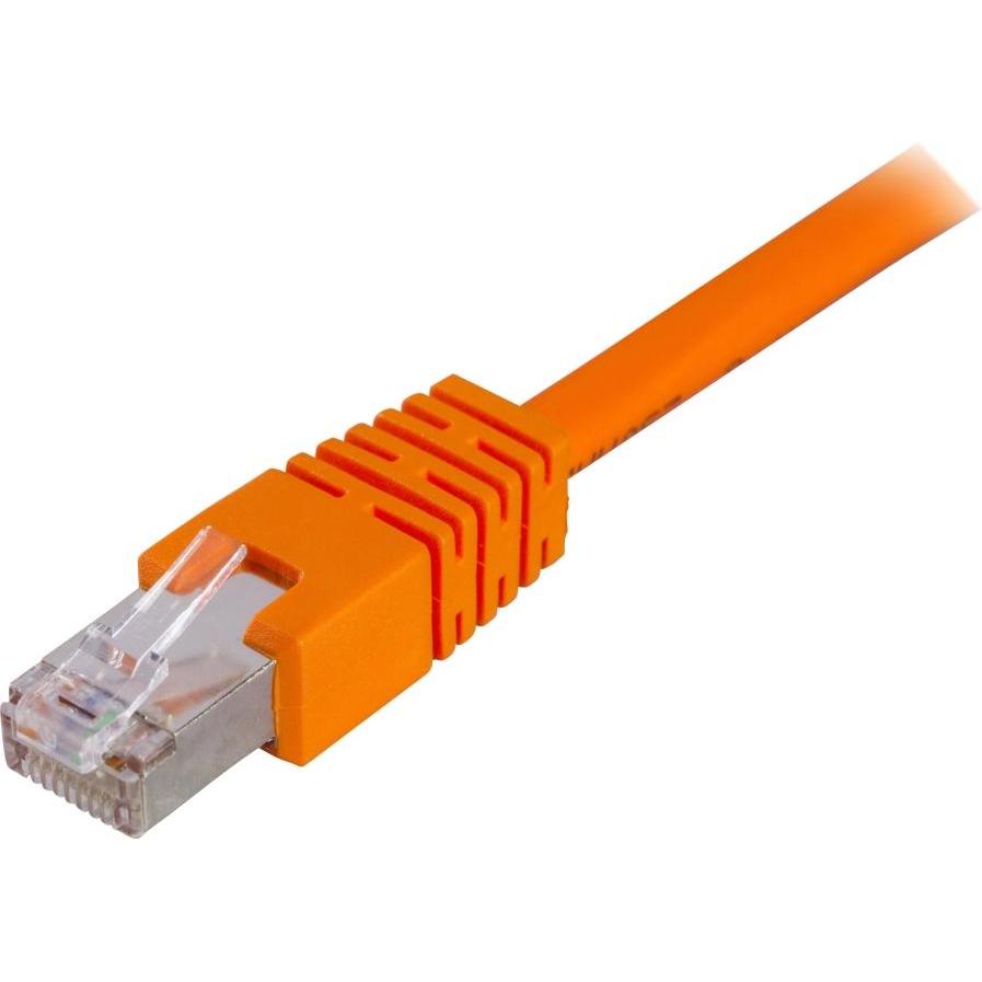 Deltaco FTP Cat6 - 1m - 1 m - Cat6 - RJ-45 - RJ-45 - Orange (1 m), Netzwerkkabel