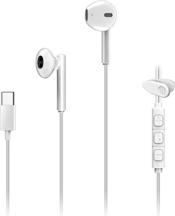 Genius Kopfhörer HS-M366 weiss / mit Mikrofon / USB-C / Kabel 1,2 m (Kabelgebunden)