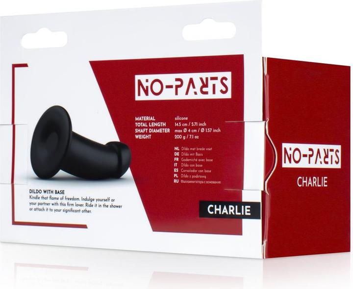 Productafbeelding No-Parts NoParts Charlie Dildo 14,5 cm Zwart