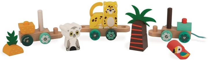 Actual product image Janod Tropics tropical cigolo train FSC