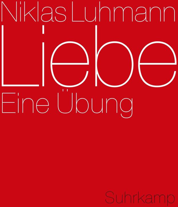 Produktbild Liebe (Deutsch, Niklas Luhmann, 2008)