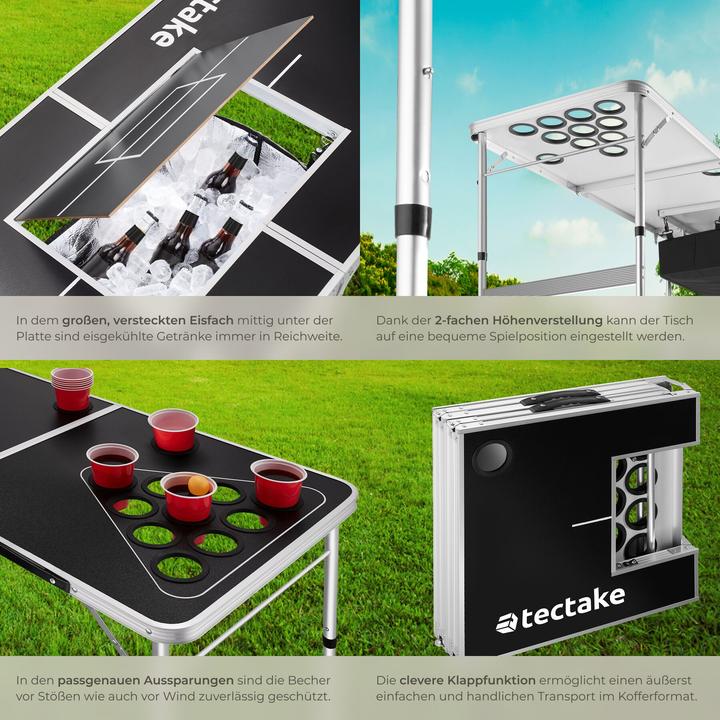 Produktbild tectake Bierpongtisch