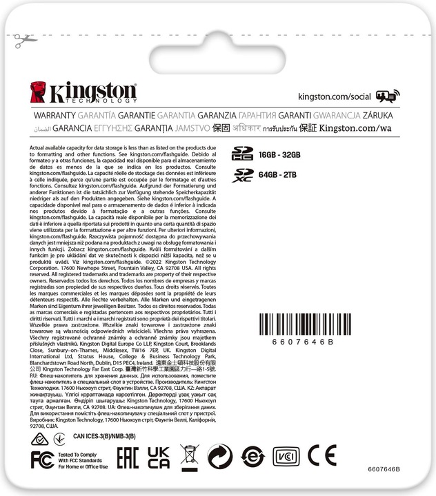 Productafbeelding Kingston Canvas React Plus (64 GB, SDXC, U3, UHS-II)