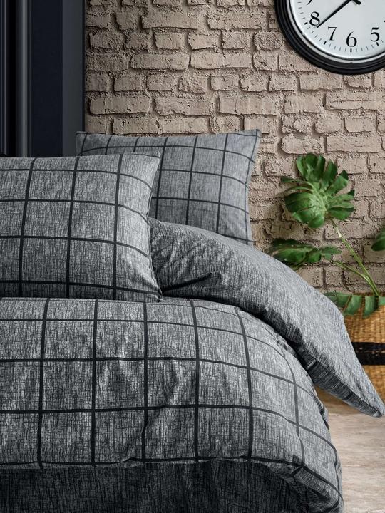 Productafbeelding L'essentiel Kare Ranforce Double Quilt Cover Set (Dekbedovertrek, 200 x 220 cm)