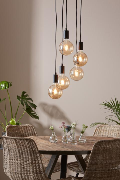 Actual product image Markslöjd SKY Pendant 5L Round Black (E27)