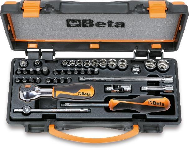 Produktbild BETA 009000980 1/4"" Steckschlüsselsatz 38-teilig