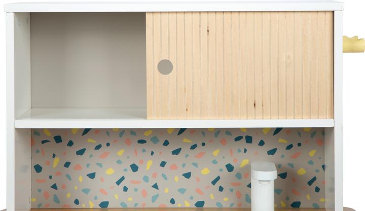 Actual product image small foot Terrazzo Play Kitchen compact