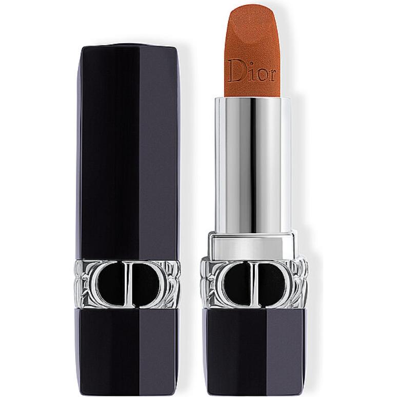 Dior Damen Beige Lippenstift + Lipgloss, Rouge Velvet No 200 (200 Nude Touch)