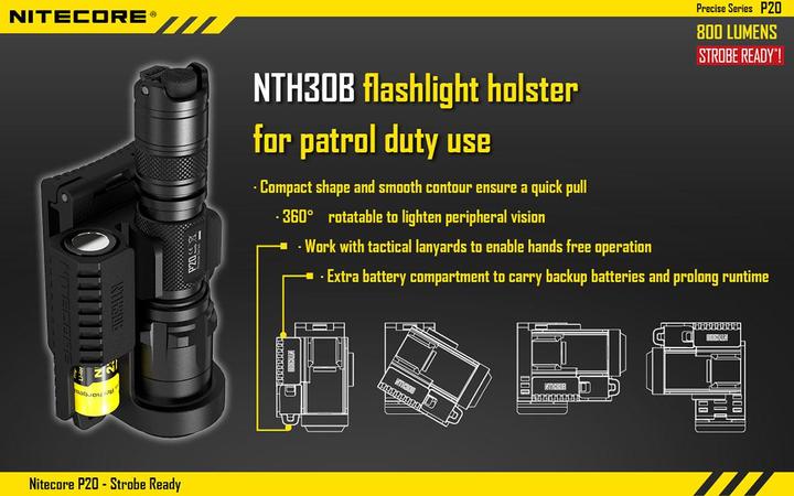 Produktbild Nitecore P20 (13.40 cm, 800 lm)