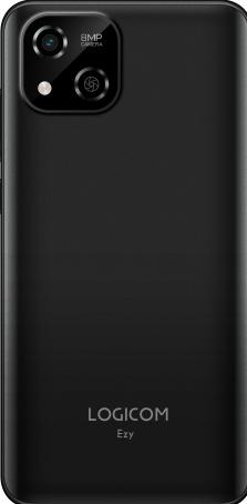 Actual product image Logicom Ezy 2 (16 GB, Black, 5", Dual SIM, 4G)