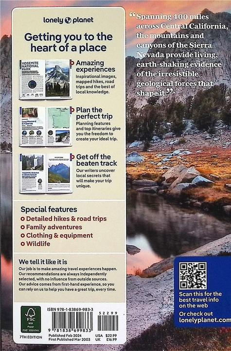 Produktbild Yosemite, Sequoia & Kings Canyon National Parks (Englisch, Anita Isalska, Ashley Harrell, Collectif, 2024)