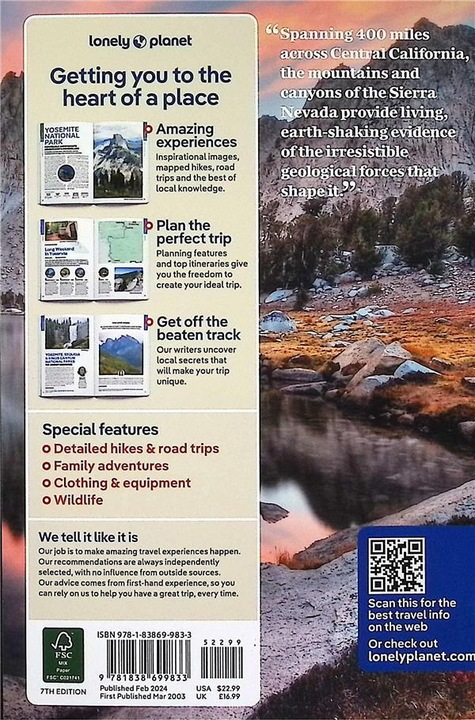Actual product image Yosemite, Sequoia & Kings Canyon National Parks (English, Ashley Harrell, Anita Isalska, 2024)