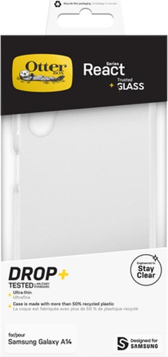 Actual product image OtterBox React + Glass Bundle - Kit (Samsung Galaxy A14)