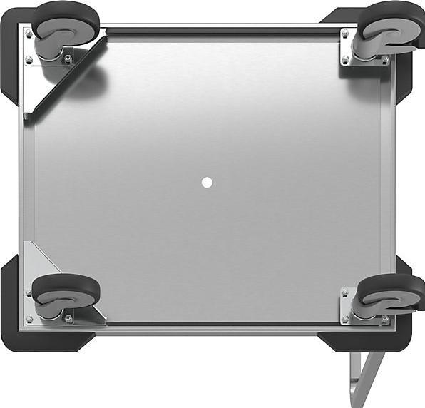 Produktbild eurokraft pro Edelstahl-Plattformwagen (150 kg)