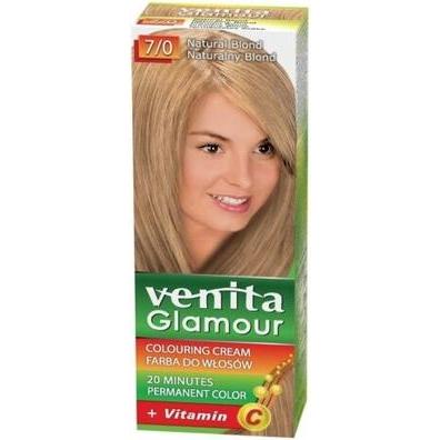 Venita, Haarfarbe, Glamour Colouring Hair Dye 7/0 Naturalonde 100Ml (7, 0 Natural Blonde)