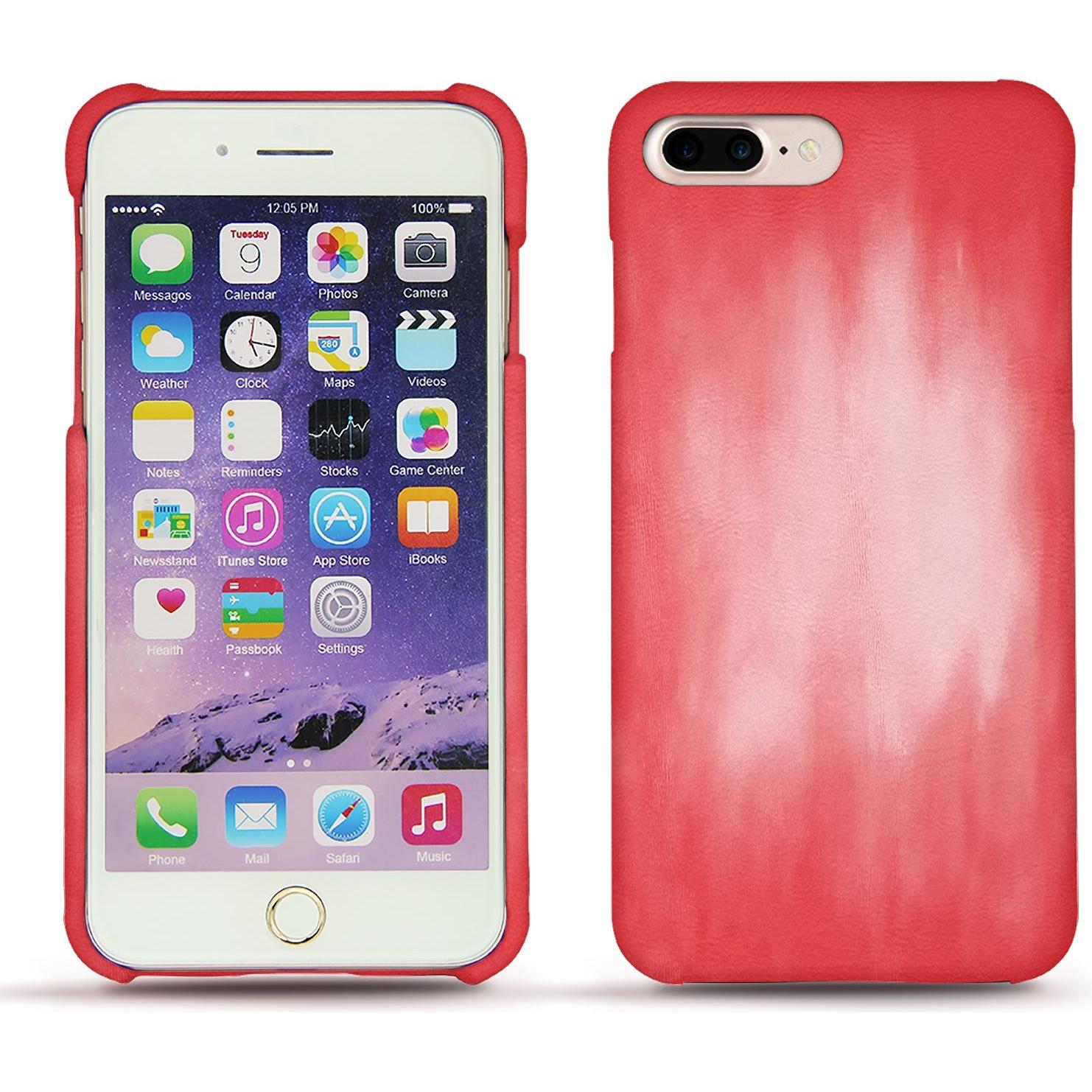 Noreve Lederschutzhülle (Apple iPhone 7 Plus), Smartphone Hülle, Rosa