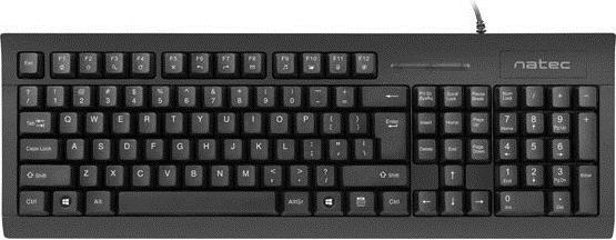 Produktbild Genesis NATEC keyboard with ID Card Reader Moray (Eng. Int., Kabelgebunden)