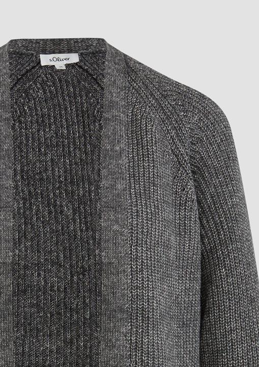 Produktbild s.Oliver Strickjacke Strukturierter Cardigan im Relaxed Fit (40)