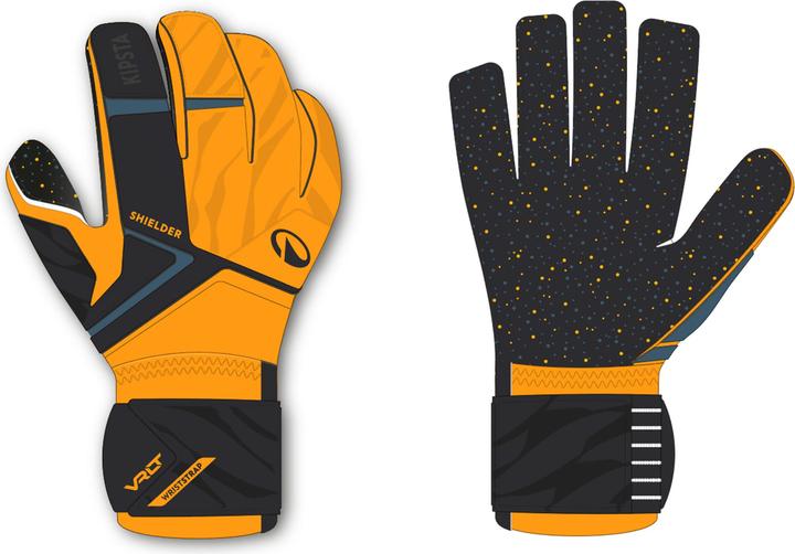 Produktbild Kipsta Torwarthandschuhe Junior Positiver Schnitt Latex (4)