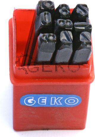 Produktbild GEKO Zahlenstempel 6 mm, 9 Stk.