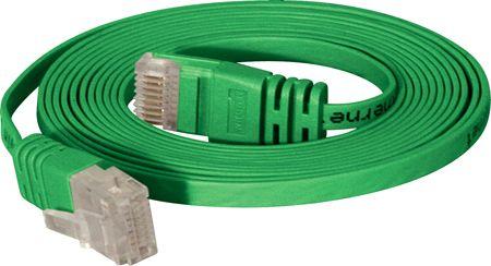 Produktbild Tecline High Quality Patchkabel, flach, U/UTP, ungeschirmt, Cat 6, grün, 2,0 m Superflaches Patchkabel z.B. (U/UTP, CAT6, 2 m)