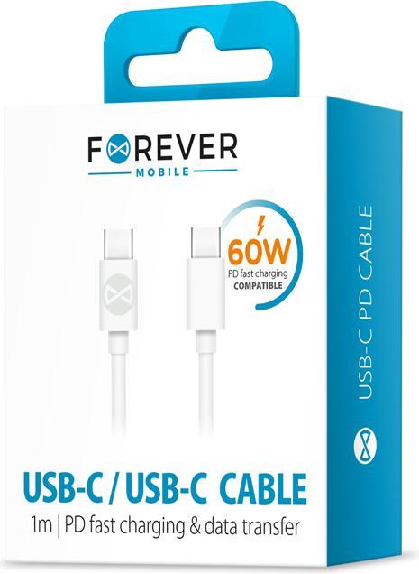 Actual product image Forever USB C – USB C (1 m, USB 3.0, 60 W)