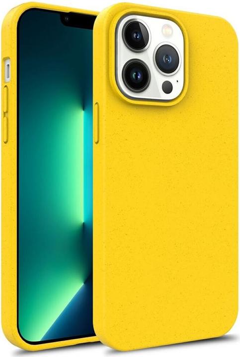 Actual product image Cover-Discount iPhone 15 Pro Max - Eco-Friendly Organic Sleeve yellow (Apple iPhone 15 Pro Max)