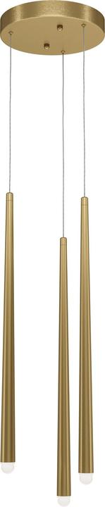 Immagine prodotto Maytoni Luce a sospensione Cascade LED, pendente 3x 19W Ottone Bianco Neutro (1600 lm)