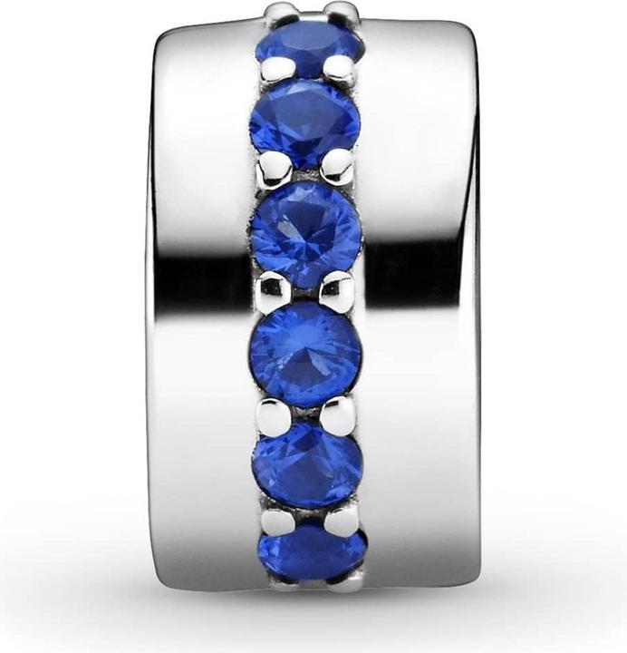 Immagine prodotto Pandora Charms/sfarfallio blu della clip del percorso di incandescenza/sfarfallio (Argento 925)
