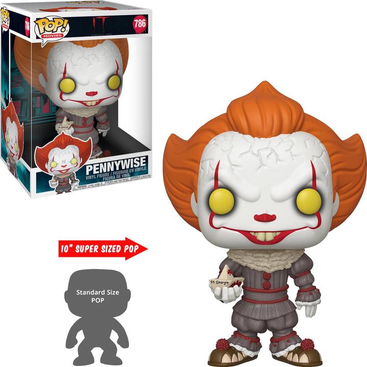 Actual product image Funko POP! - Stephen King's It 2: Pennywise with Boat - Super Sized