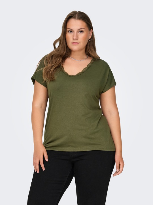 Produktbild Only Normal geschnitten V-Ausschnitt Curve Top Top (L)