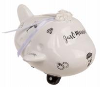 Produktbild Ootb Spardose, Flugzeug, Just Married