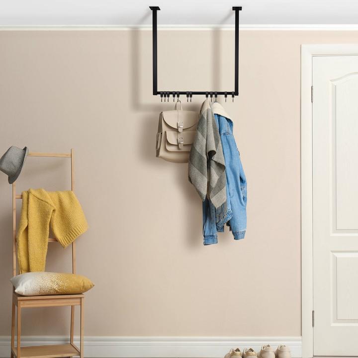 Produktbild CLP Kleiderstange Fenton aus Metall für Deckenmontage