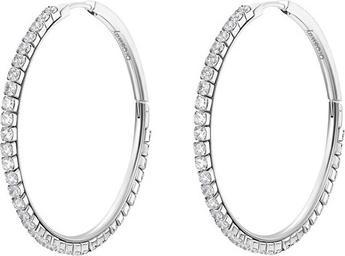Produktbild Brosway - Distinctive ring earrings with clear zircons Desideri BEIE016