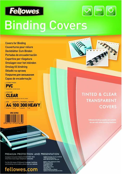 Fellowes Lastre di copertura in PVC